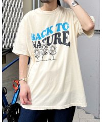 RAD CHAMP/BACK TO NATURE ピグメント加工 ビッグシルエットTシャツ/506094708