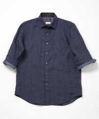 Men's Bigi/ALBINI 7分リネンシャツ/506094715