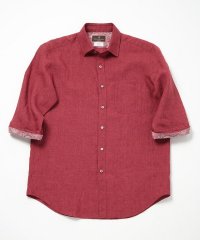 Men's Bigi/ALBINI 7分リネンシャツ/506094715