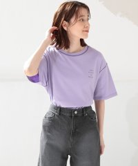 Honeys/ハニーズ Honeys 配色ステッチゆるロゴT トップス Tシャツ カットソー 半袖 ロゴ オーバーサイズ/506094878