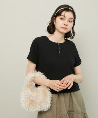 ROPE' PICNIC R/ヘンリーネッククロップドワッフルTシャツ/2WAY/506095103