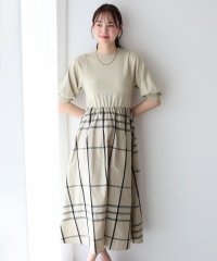 BLUEEAST/ブルーイースト BLUEEAST チェックドッキングワンピース/506095127