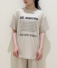 gelato pique/【JOEL ROBUCHON】レーヨンロゴTシャツ/506095157