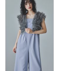 niana/ニアナ niana チュールベストオールインワンドレス パンツドレス 2点セット 結婚式 二次会 同窓会 成人式 お呼ばれ パーティードレス オケージョンドレス/506095191