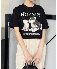 Spiritoso/スピリトーゾ Spiritoso FRIENDS シートプリントTシャツ/506095359