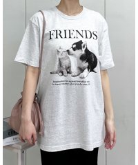 Spiritoso/スピリトーゾ Spiritoso FRIENDS シートプリントTシャツ/506095359