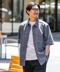 ITEMS URBANRESEARCH/クイックドライ リネンタッチ 半袖シャツ/506095449