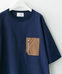 URBAN RESEARCH Sonny Label/ヘビーウェイト布帛ポケット切替Tシャツ/506095478