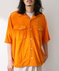 URBAN RESEARCH Sonny Label/ARMY TWILL　Cotton Pile Utility Shirts/506095486