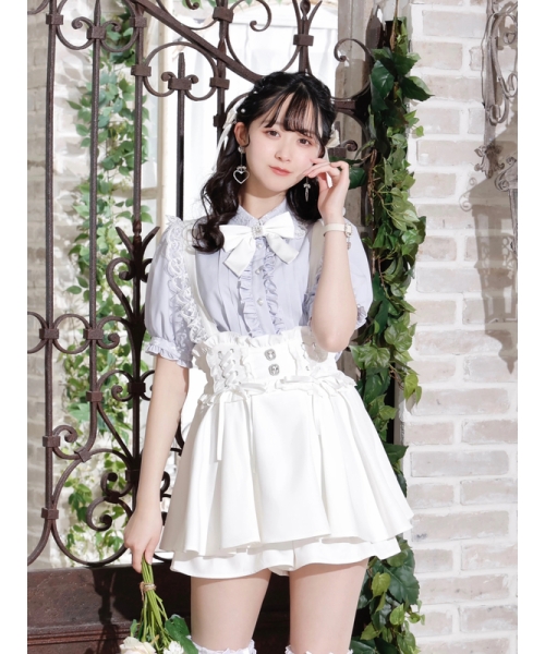 ノエミー NOEMIE ダブルスピンドルレースアップサス付きスカパン