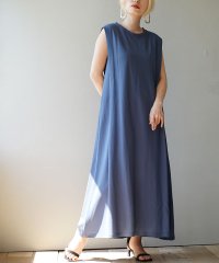 e-zakkamaniastores/接触冷感 ショルダータック バックフレアワンピース/505383011