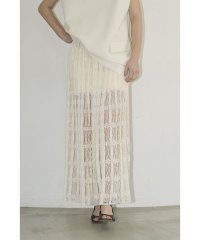 CLANE/2WAY LACE LAYERED SKIRT/506057442