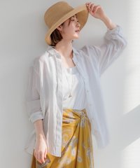 NIJYUSANKU（SMALL SIZE）/【洗える】LIBECO ベーシック シャツ/506067011