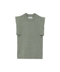 CLANE/SQUARE SLEEVE KNIT TOPS/506072922