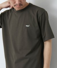 NOLLEY’S goodman/《吸水速乾・UVカット》クジラ刺しゅう クルーネックTシャツ/506079737