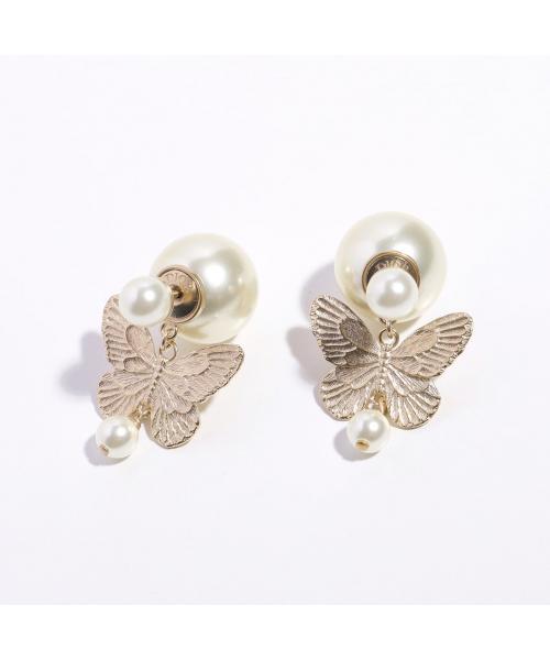Dior ピアス E2972WOMRS パール バタフライ(506095001 Dior ピアス E2972WOMRS パール バタフライ(506095001