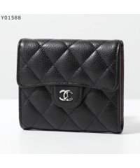 CHANEL/CHANEL 二つ折り財布 AP0231 MATELASSE【保存袋B】/506095014