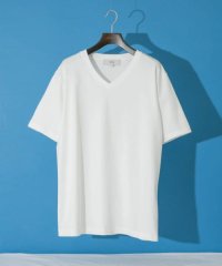 URBAN RESEARCH ROSSO/『XLサイズあり』『UR TECH』防汚加工 スタンダードVネックTシャツ/506095854