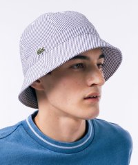 LACOSTE Mens/吸水速乾 COOL MAX クールマックス シアサッカー バケットハット/506096138