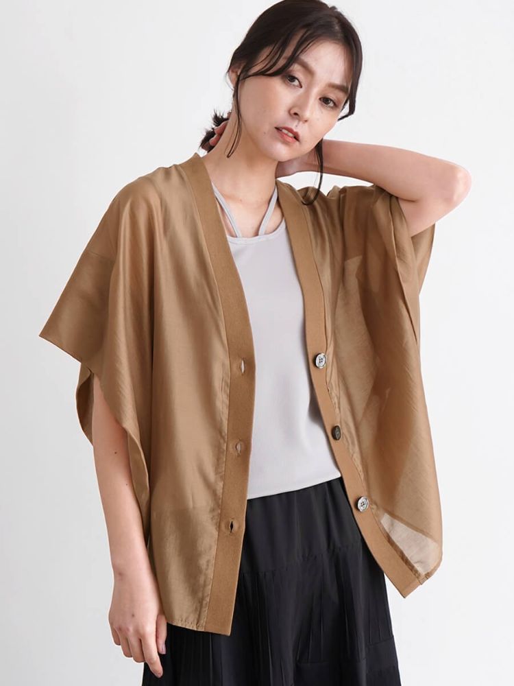 新品　YORT　YAMADAYA　ヤマダヤ　　トップス　半袖　ブラウン 新品YORTYAMADAYAヤマダヤトップス半袖ブラウン