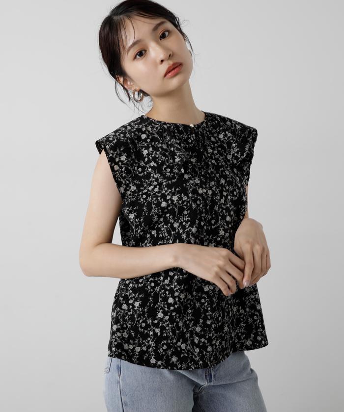 新品n.natural beauty basicピンタックノースリーブブラウス ピンタックノースリーブブラウス | N. Natural Beauty Basic