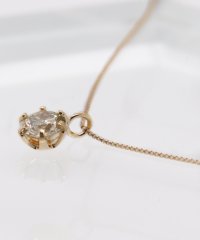 Gems by K/K18 0.25ctブラウンダイヤモンドペンダント/506096635