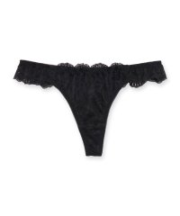 fran de lingerie/フロントホック×背中デザインのブラ＆ショーツSETとお揃いのTバック 「レーシーメイクブラ005 タンガ」 Tバック タンガ/506096646