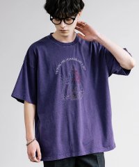 Rocky Monroe/Tシャツ 半袖 刺繍 メンズ レディース 長袖 カットソー ビッグシルエット オーバーサイズ コットン ピグメント加工 ストリート カジュアル ペア お揃い ギ/506097107