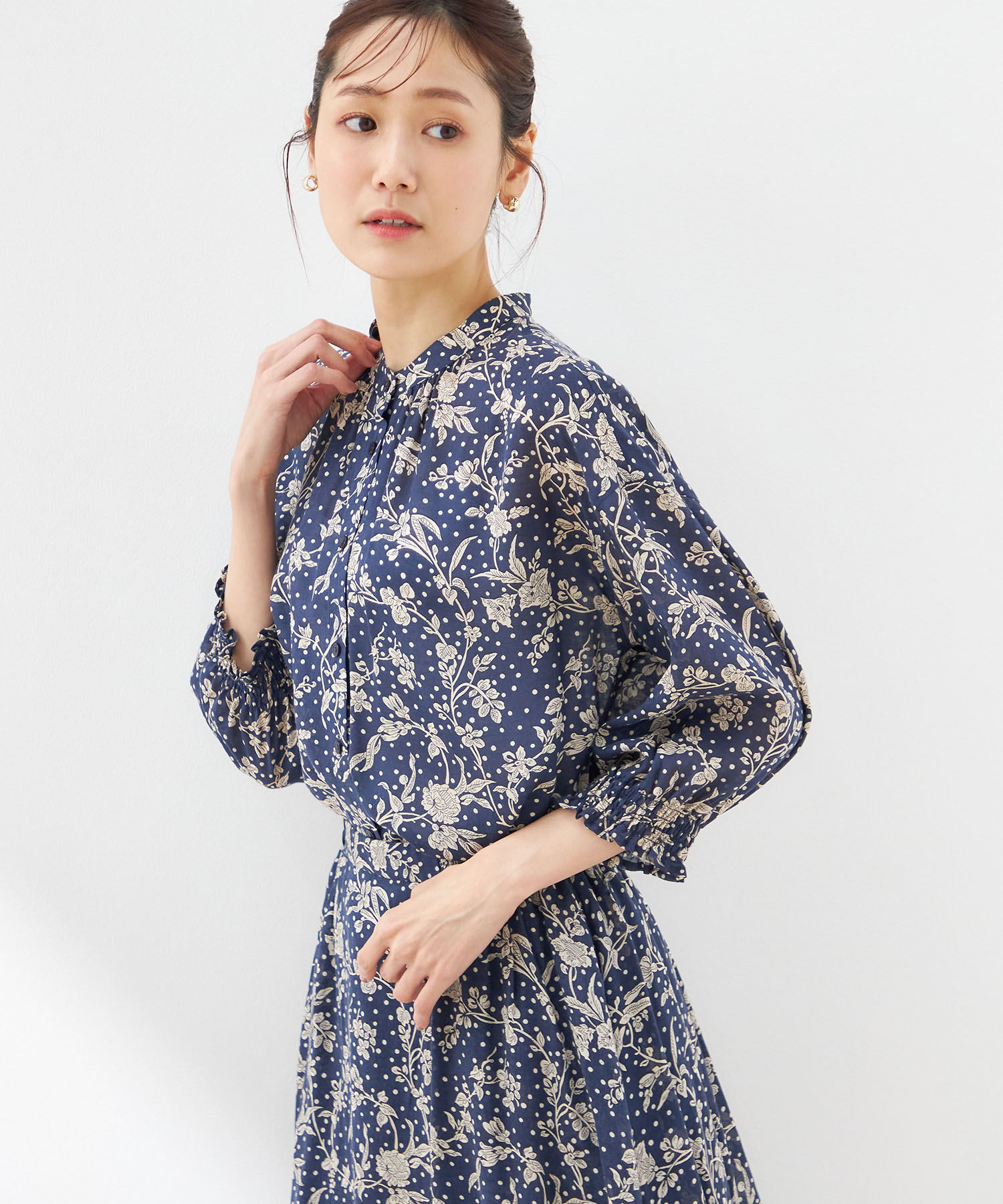 セール 30%OFF】リバティプリントブラウス(506097617) | プチ オンフルール(Petit Honfleur) - d fashion