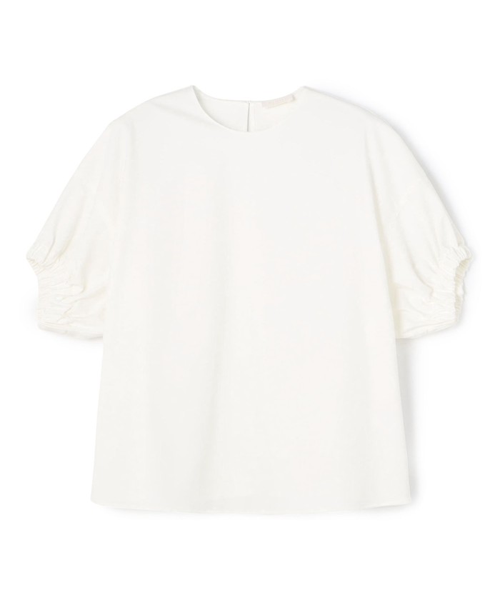 美品✨2024 Ballsey ラッシュストレッチ ギャザースリーブブラウス セール 40%OFF】ラッシュストレッチ ギャザースリーブブラウス