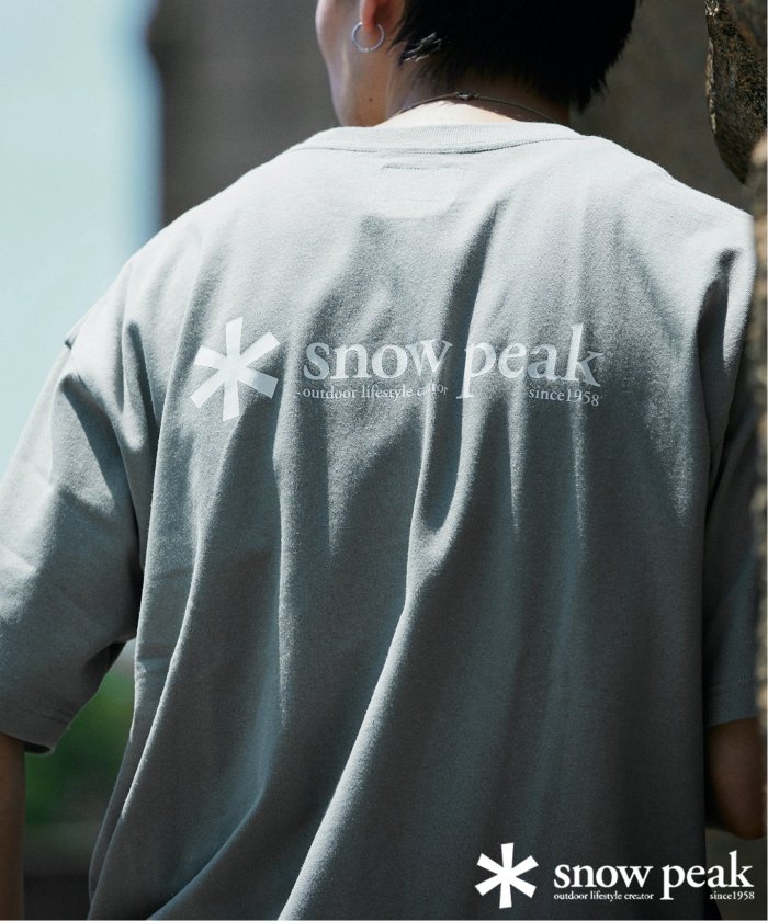 追加》SNOWPEAK / スノーピーク 別注 ロゴプリント Tシャツ