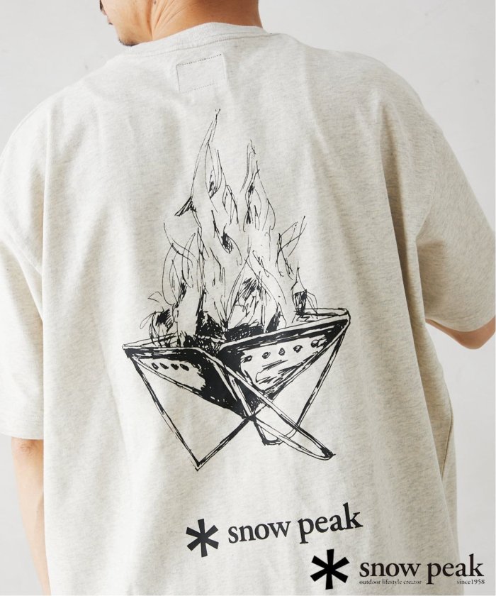 追加》SNOWPEAK / スノーピーク 別注 Camp Fire プリントTシャツ(506097884) | ジャーナルスタンダード レリューム  メンズ(JOURNAL STANDARD relume Men's) - d fashion