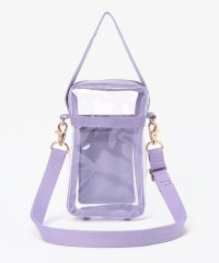 LeSportsac/CLEAR MINI PHONE XBODYクリア/パープル/506064037