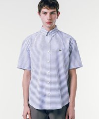 LACOSTE Mens/コットンリネンボーダーシャツ/506097904