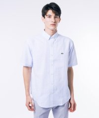 LACOSTE Mens/コットンリネンボーダーシャツ/506097904