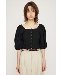 SLY/FRONT BUTTON LACE PUFF トップス/506098050
