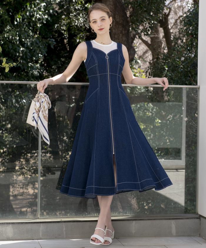 デニムジップジャンスカ(506098116) | AND COUTURE(AND COUTURE