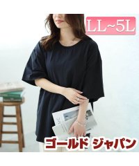 GOLD JAPAN/サイドスリットビッグTシャツ　大きいサイズ レディース ビッグサイズ/506098200