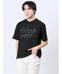 m.f.editorial/アートプリント クルーネック半袖Tシャツ/506098506