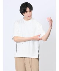 m.f.editorial/パイピング クルーネック半袖Tシャツ/506098507