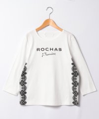 Leilian/ロゴプリント×パールカットソー【ROCHAS Premiere】/505431972