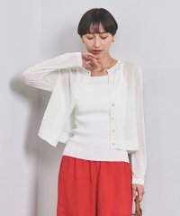 UNITED ARROWS/シアー クルーネック カーディガン/506082049