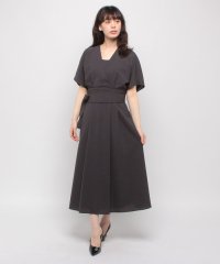 MADAM JOCONDE/マダム ジョコンダ MADAM JOCONDE カシュクール風タックフレアワンピース/506091948