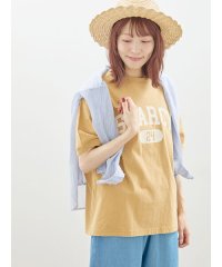 Samansa Mos2/ピグメントロゴTシャツ/506098604