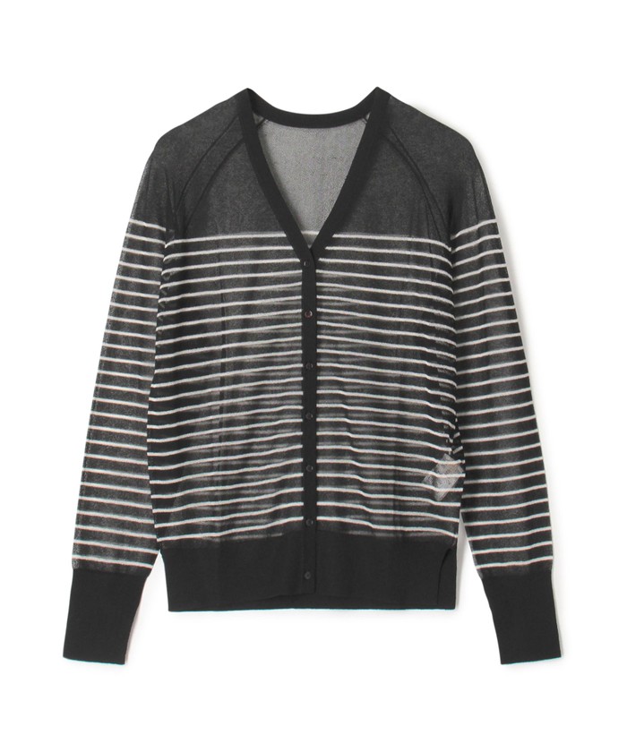 セール 40%OFF】レーヨンナイロンシアー Vネックカーディガン セール 40%OFF】レーヨンナイロンシアー Vネックカーディガン