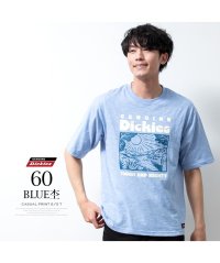  GENELESS/半袖tシャツ メンズ GENUINE 半袖 おしゃれ プリント ディッキーズ クルーネック トップス プリントtシャツ 春夏 グレー アメカジ tシャツ/506099549