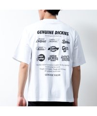  GENELESS/半袖tシャツ メンズ GENUINE 半袖 バックプリント ディッキーズ クルーネック トップス プリント カジュアル 綿 tシャツ ストリート/506099550