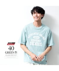  GENELESS/ジェネレス GENELESS 半袖tシャツ メンズ GENUINE ゆったり 無地 春夏 プリント ビッグシルエット クルーネック グリーン杢 春 ポリエステル/506099552