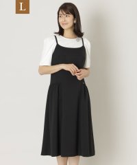 TO BE CHIC(L SIZE)/【L】ポリエステルツイル キャミソールワンピース/506078900