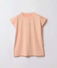 FILA（Casual）/【カジュアルウェア】 ストレッチツイル リラックスフレンチスリーブTシャツ レディース/506080473